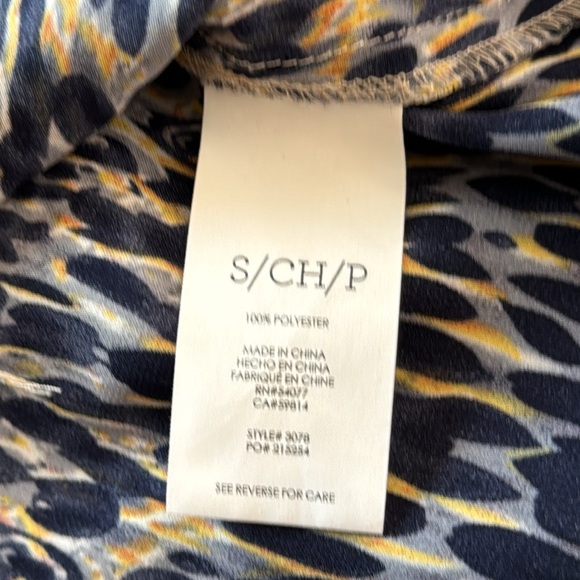 Cabi Ombre Peter Pan Collar Love Top Wm Small Buttondown Artsy Multicolor Twee - Picture 6 of 10